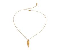 OOOVAVNE Collana con ciondolo a forma di carpa in acciaio inossidabile, squisita gioielleria, accessori regalo, 1 pezzo