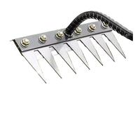 OOOVAVNE Rastrello agricolo a 5/6/7/8 Denti, attrezzo for diserbo e allentamento del Terreno in Acciaio al Manganese, 1 Pezzo(5 Teeth)