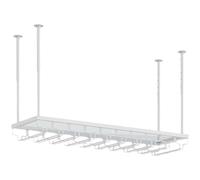 OOPDNEGAK Portabottiglie Sospeso - Supporto Estensibile, Mensola Galleggiante in Metallo, Espositore Scalabile Multi-Dimensione, Contenitore for Cucina/Sala da Pranzo/casa/Bar(80 * 30 * 5cm)
