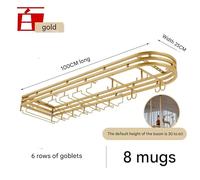 OOPDNEGAK Portabottiglie Sospeso - Supporto Estensibile, Mensola Galleggiante in Metallo, Espositore Scalabile Multi-Dimensione, Contenitore for Cucina/Sala da Pranzo/casa/Bar(A,100 * 25 * 5cm)