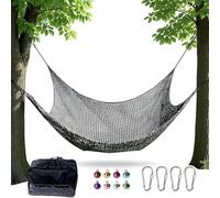 OOPDNEGAK Rete da Arrampicata per Esterni, Rete di Protezione per Parchi Giochi per Bambini, Rete di Sicurezza A Doppio Strato Resistente per Altalena E Amaca da Parco Giochi(Black,2x3m)