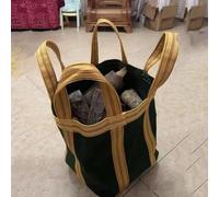 OOPDNEGAK Sacca di Sollevamento Riutilizzabile - Sacca in Tessuto A Vela per Piattaforma Gru E Carrello Elevatore, Sacca Antistrappo Resistente E Portante, per Utensili(50x80cm)