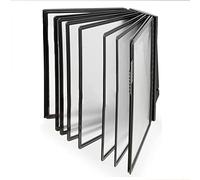 OOPDNEGAK Sistema Riferimento Visualizzazione Parete - Raccoglitore Tavolo con Pagine Ribalta, Organizer da Scrivania Formato A4, 10 Tasche Espositive Doppia Faccia.