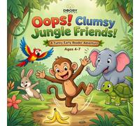 Oops! Clumsy Jungle Friends!: A Funny Early Reader Book for Kids Ages 4-7: A Laugh-Out-Loud Jungle Story with Silly “Oops!” Moments - Perfect for Beginner Readers