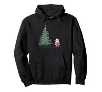 Oops Ho dimenticato Babbo Natale Albero di Natale Felpa con Cappuccio