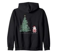 Oops Ho dimenticato Babbo Natale Albero di Natale Felpa con Cappuccio