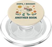 Oops I Bought Another Book Reader Librarian Beige Bookish PopSockets PopGrip per MagSafe