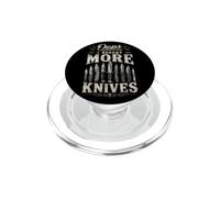 Oops I Bought More Knives - Men's Sarcastic Hunter Hobby PopSockets PopGrip per MagSafe