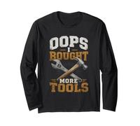 Oops... I Bought More Tools - Men's Sarcastic Humor Vintage Maglia a Manica