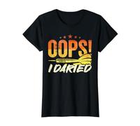 Oops. I Darted Maglietta con Stampa Grafica Economica, Donna, Nero, M