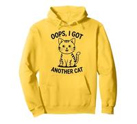Oops I Got Another Cat Funny Cat Amante Felpa con Cappuccio