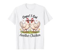 Oops I Got Another Chicken Lover Farm Animal Maglietta