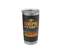 Oops! I Got Another Pinball Machine - Pinball Bicchiere termico in acciaio inox doppia parete