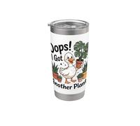 Oops I Got Another Plant Duck Amante delle piante d'appartamento Bicchiere termico in acciaio inox doppia parete