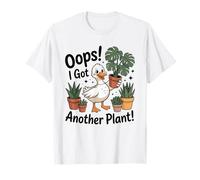 Oops I Got Another Plant Duck Amante delle Piante d'appartamento Maglietta