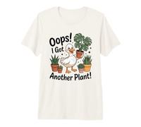 Oops I Got Another Plant Duck Amante delle Piante d'appartamento Maglietta Premium