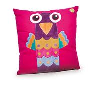 Oops Little Helper-Grande Cuscino in Cotone Morbido con Snuggle e Piacevole al Tatto, Motivo Pavone 3D Lady, Multicolore