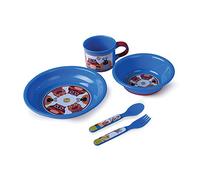 Oops - Stoviglie per Bambini 5 Pezzi, Colore: Blu, PL Ociotrends 40004.10