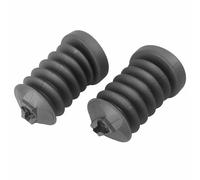 OOPUHKSY Ammortizzatori Moto 2 Pezzi di Parapolvere E Soffietti in Gomma per Ammortizzatori Forcella Posteriore Neri per Harley Touring FLHR FLHC FLHT FLTRU FLTRX 1997-2013
