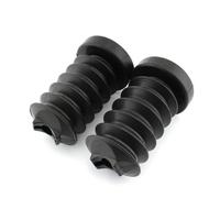 OOPUHKSY Ammortizzatori Moto Copri Forcella Posteriore in Gomma Nera per Ammortizzatori per Harley Touring Street Electra Glide Road King 97-13