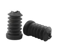 OOPUHKSY Ammortizzatori Moto Copri Forcella Posteriore in Gomma per Ammortizzatori per Harley Touring Street Electra Glide Road King 1997-2013