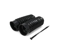 OOPUHKSY Ammortizzatori Moto Copriforcella Anteriore in Gomma 49 Mm 2 Pezzi per Dyna Wide Glide EFI FXDWGI 2006, Soffietti Gators Boots, Protezioni Ammortizzatore