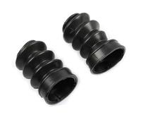 OOPUHKSY Ammortizzatori Moto per Harley XL883 XL1200 XL 883 1200 per Sportster 1200 e Modelli dal 1987 in Poi, Copriforcella Anteriore, Parapolvere Ammortizzatore in Gomma, Lunghezza 130 mm