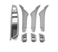 OOPUHKSY Auto Porta Interna Bracciolo Finestra Interruttore Sul Pannello Maniglia Per Serie 5 F10 F11 F18 520i 523i 525i 528i 535i (LHD Gray 7PCS)