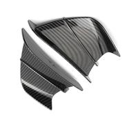 OOPUHKSY Carenatura Alette per Suzuki GSR 750 600 400 GSR400 GSR600 GSR750 Accessori Universali per Moto Winglet Spoiler Aerodinamico Wing (Carbon Fiber Texture)