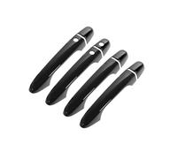 OOPUHKSY Copertura Maniglia Esterna Fibra Carbonio Auto Nera Per Civic 9a Generazione2013 2014 2012 2015modanatura Copertura Decorazione Ingresso Senza Chiave(Gloss Black Smart)