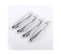 OOPUHKSY Copertura Maniglia Esterna Fibra Carbonio Auto Nera Per Civic 9a Generazione2013 2014 2012 2015modanatura Copertura Decorazione Ingresso Senza Chiave(Argento)