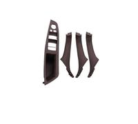 OOPUHKSY Guida A Sinistra LHD Interni Auto Maniglia Interna Pannello Tirare Trim Accessori Di Copertura Per Serie 5 F10 F11 (Mocha-set)