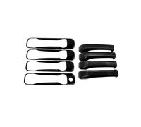 OOPUHKSY Manigliaportiera Cromata Lucida Nera Per Dodge Per Ram Per Pickup1500 2500 3500 4000 2010 2009~2018 2017Adesivi Accessori Esterni Auto Fibra Carbonio(Black)