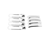 OOPUHKSY Manigliaportiera Cromata Lucida Nera Per Dodge Per Ram Per Pickup1500 2500 3500 4000 2010 2009~2018 2017Adesivi Accessori Esterni Auto Fibra Carbonio(Chrome)