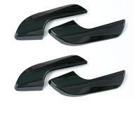 OOPUHKSY per Alfa per Romeo per Giulietta Maniglia Interna Porta Decorazione Guscio Copertura Protettiva Adesivi Auto Accessori Interni Trim (Black-4pcs)