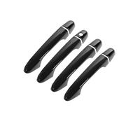 OOPUHKSY Per Civic 9a Generazione 2012-2015 Car Carbon Fiber Style Black Exterior Door Handle Moulding Cover Trim Con Decorazione Per Ingresso Senza Chiave(Gloss Black)