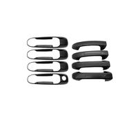 OOPUHKSY Per Dodge Per Ram Per Pickup 1500 2500 3500 4000 2010 2009~2018 2012 Maniglia Portiera Esterna Fibra Carbonio Cromata Lucida Nera Accessori Per Auto(fibra di carbonio)