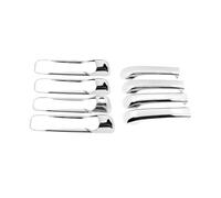 OOPUHKSY Per Dodge Per Ram Per Pickup 1500 2500 3500 4000 2016 2017 2009~2018 2015 Maniglia Portiera Esterna Fibra Carbonio Cromata Lucida Nera Accessori Auto(Chrome)