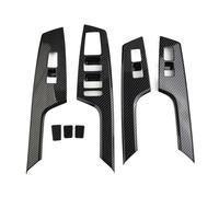 OOPUHKSY Per Kia EV6 Pannello Interruttori Della Porta Adesivi Decorativi Maniglia Interna Della Porta Copertura Della Ciotola Accessori Di Rivestimento 7 Pezzi