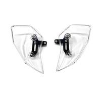 OOPUHKSY Per Moto per Guzzi V85TT Touring per Electra per Street Tri per Glide 2019-2023 Carenatura per Moto Parabrezza Laterale Deflettore(Transparent)