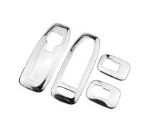 OOPUHKSY Per Peugeot 2008 2014 2015 2016 2017 2018 2019 Interni Auto Finestra Sollevatore Interruttore Del Pannello Di Copertura Trim Adesivo (Chrome silver)