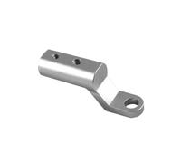 OOPUHKSY Per Supporto Adattatore Staffa Di Espansione Specchietto Retrovisore Per Suzuki Supporto Per Accessori Moto(Argento)