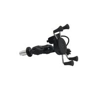 OOPUHKSY Supporto Per Telefono Moto Staffa Di Navigazione Per Montaggio Su Stelo Forcella Con Caricatore USB Per YZF-R1 R1M/S R6 R6S 2006-2009(With USB Charger)