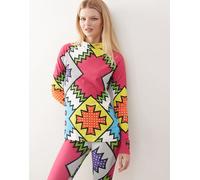 OOSC - Day Tripper - Top baselayer da donna multicolore XL