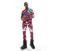 OOSC - Fresh Prince - Pantaloni baselayer da sci da uomo multicolore-Blu M
