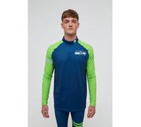 OOSC x NFL - Seattle Seahawks - Top baselayer da uomo multicolore-Blu XL