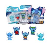 OOSHIES, Confezione da 5 statuette, 5 cm, licenza Stitch, modello casuale, per bambini dai 5 anni, HH000