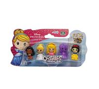 Ooshies Disney Princess Confezione da 5 accessori per matite - Mini personaggi collezionabili per bambini, simpatici accessori per la scuola e pensierini per compleanni e inizio a scuola a partire dai
