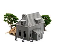 Oosterbeek WWII Singolo Piani Casa - 3D Stampato Miniatura Wargaming Terrain 28m