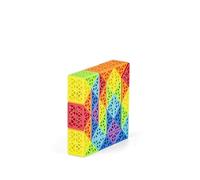 Oostifun Diansheng 48 parti 3D puzzle giocattolo serpente puzzle regola 48 segmenti twist cervello giochi teaser 48 blocchi cavi arcobaleno colore intelligenza giocattoli(48 segmenti)